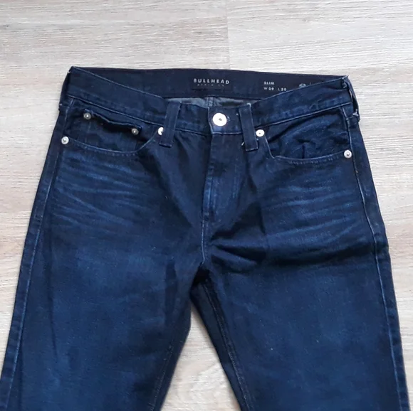 Bullhead Denim Co. Dark Indigo Slim Jeans W 29" L 30" - Picture 2 of 10
